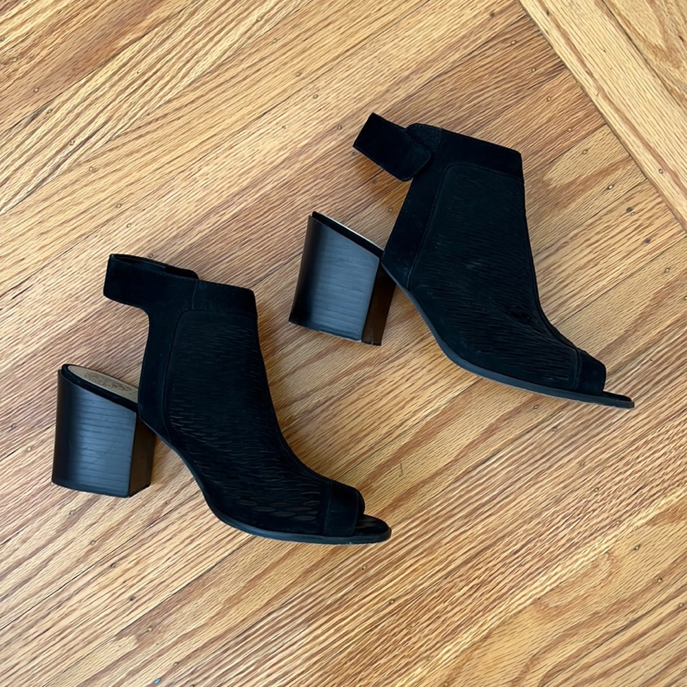 Vince Camuto cut out booties